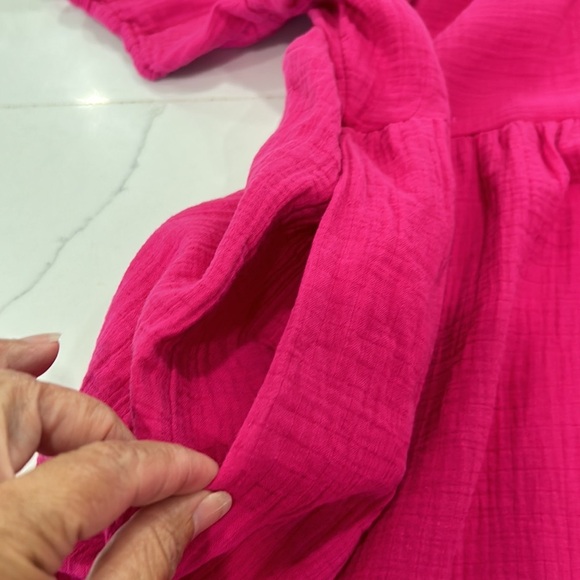 Universal‎ Thread pink ruffle dress size large - Picture 8 of 8
